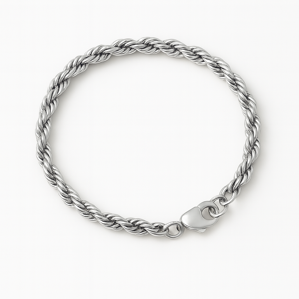 STEELHAVEN™ Rope Chain Bracelet — Gold & Silver