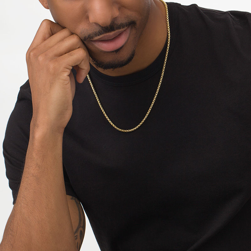 The Everyday Box Chain — Gold & Silver (50cm)