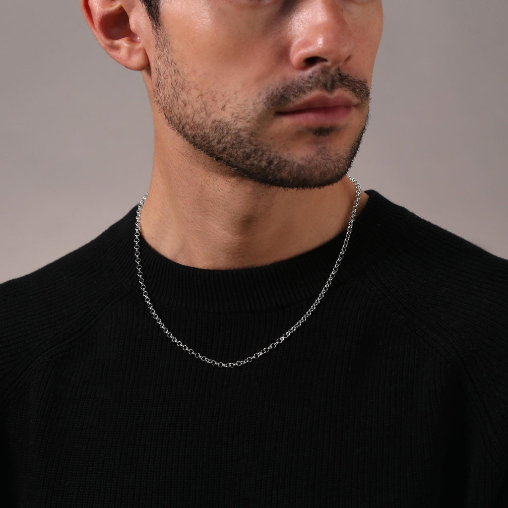 The Everyday Box Chain — Gold & Silver (50cm)